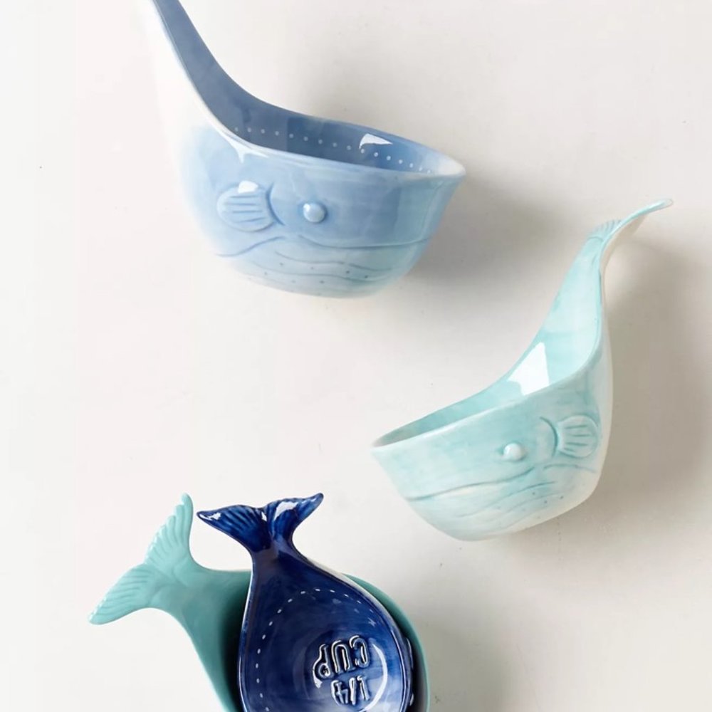 ANTHROPOLOGIE Whale-Tail Measuring Cups - Picture 2 of 12